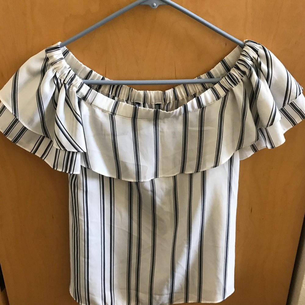 Armani exchange off the shoulder top